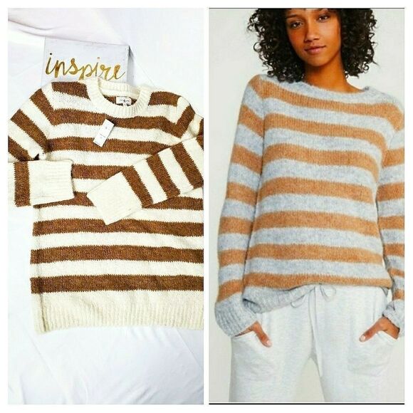 Lou + Grey New Stripe Oversized Sweater - Picture 1 of 8